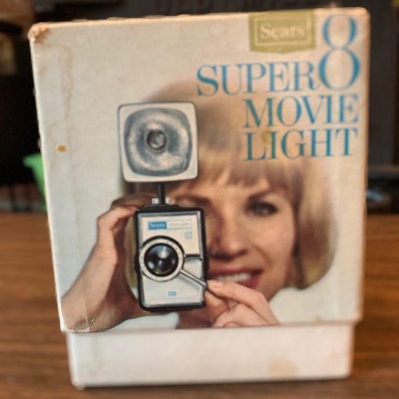 Vtg Sears Super 8 Video Camera Light 💡 - Picture 2 of 10